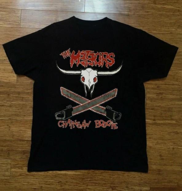 

The Meteors Chainsaw Boogie Shirt Classic Black Unisex S5XL Unisex T-Shirt M