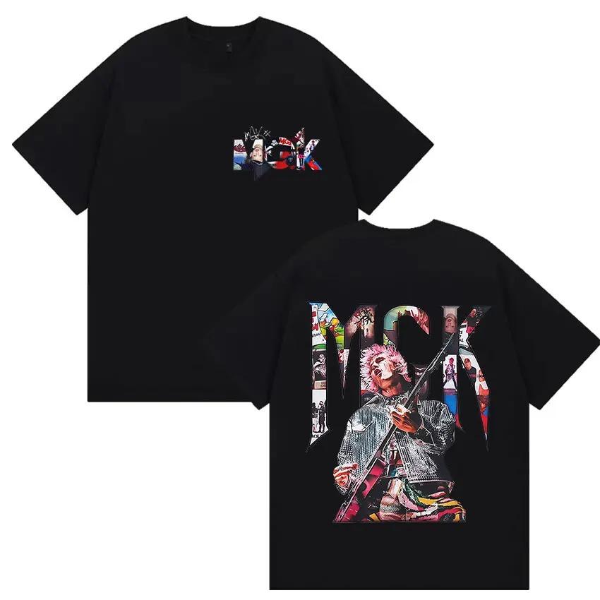 MGK Lost Hip Hop Pop Singer Kelly Album Print TShirt Trendy Printed Couple Cotton Loose TShirt harajuku oversized t shirt