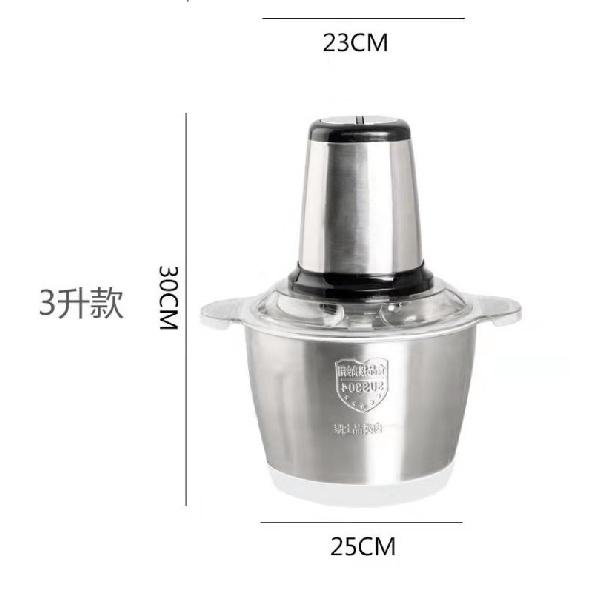 

2-скоростной электрический измельчитель из нержавеющей стали, мясорубка, кухонный комбайн, слайсер, мясорубка, измельчитель AU