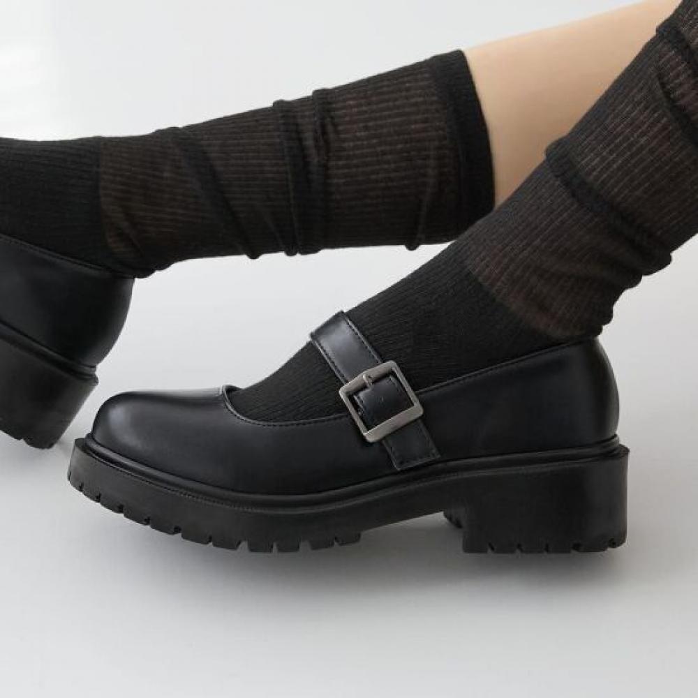 Jisyu Women Canilla Platform Mary Jane Shoes