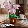 Non-Toxic 323Pcs Phalaenopsis Potted Plant Building Block Flower Model Puzzle Toys Sets New Year Christmas Birthday Gifts