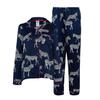 Chelsea Womens/Ladies Zebra Print Long-Sleeved Pyjama Set