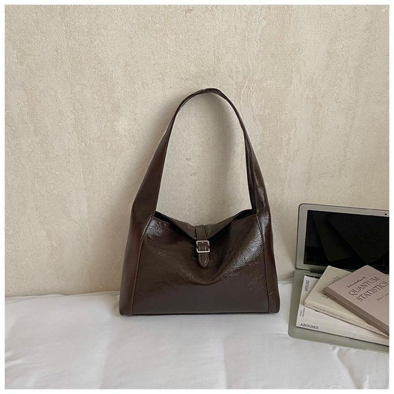Fashionable Trendy Single-shoulder Bag with Large Capacity, Retro Underarm Bag, Women's Niche Commuter Tote Bag