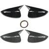 For Honda Accord 2018    Car Side Mirror Frame Rear view mirror Protective Cover Exterior Accessories Carbon fiber