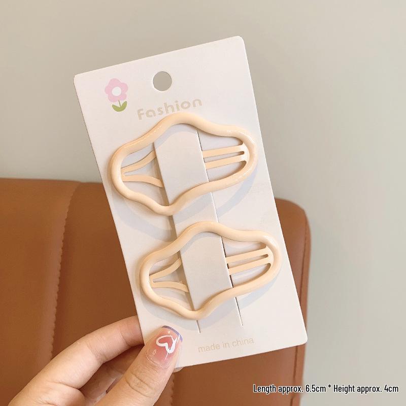 

2025 High-End Цветная заколка для волос Cloud: Милая детская челка с заколкой и головной убор для девочек