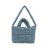 Gepolsterte Space Cotton Handtasche Unifarbene Puffy Umhängetasche Einfache Wolken-Tragetasche Damen
