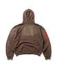 Rowith Rowith Heavy Fade Zip Hoodie_Brown