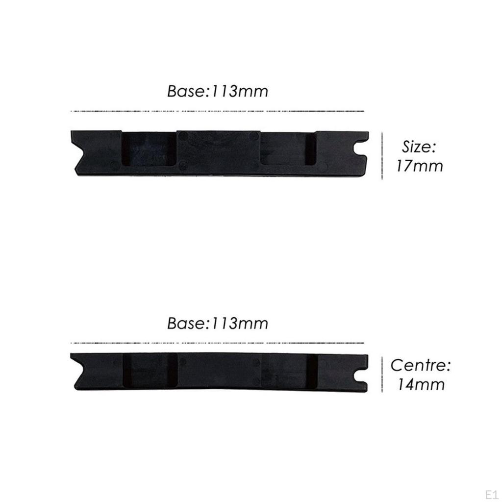 Surfboard Fin Adjustment Kit Flat Plate Set Black