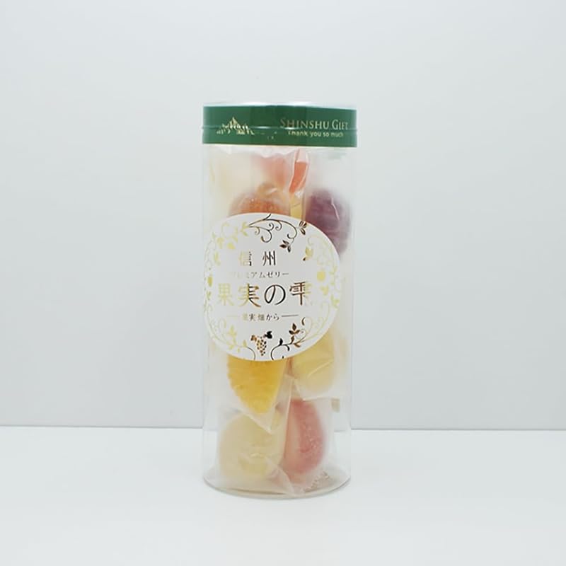

Shinshu premium jelly fruit drop mix Domestic fruit jelly (1 piece)