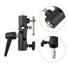 Camera Flash Bracket Mount With Umbrella Softbox Holder Live Tripod Light Parts Camera Flash Bracket H-Type Mount