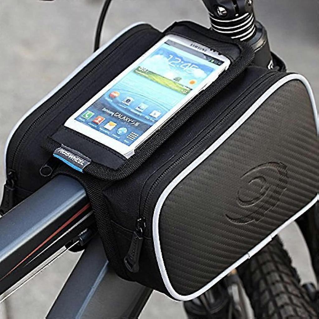 Roswheel Ycle Bike Frame Top Tube Fa Pannier Bag 50 ~ 55 Inch Mobile 18l
