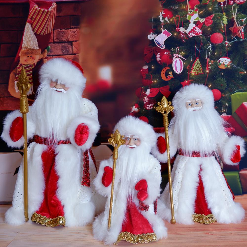 Muñecos eléctricos de Navidad para niñas mayores, juguetes para niños, regalo para cantar y bailar, muñecos de Papá Noel, adornos