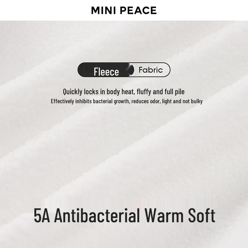 MINIPEACE Girls' Cat Pattern Thermal Sweatshirt