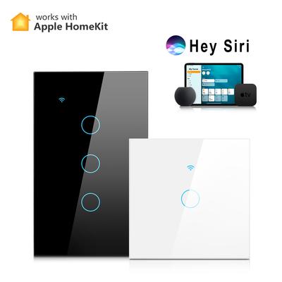 Skanuj QR Bezpośrednie Połączenie WIFI Przełącznik Światła LED Inteligentny Przełącznik Dotykowy Siri Głos Aplikacja Bezprzewodowe Sterowanie Współpracuje z Apple Homekit Home Kit