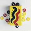 Oink Games Compact Board Game, Portable Strategic Party Fun for 2-8 Players, Bilingual: English/Chinese