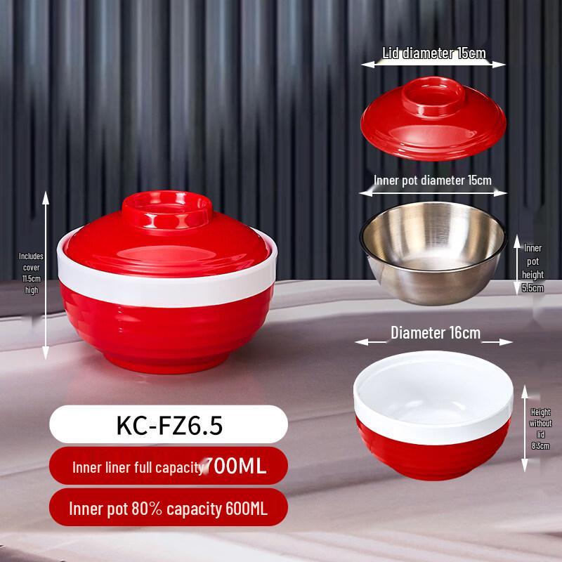 Ruhan Thickened Melamine Soup Tureen Set