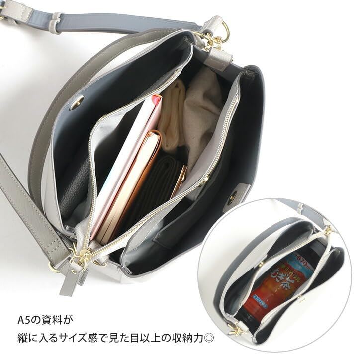 Legato Largo A5 2way Shoulder Bag Black F LH-F3373 Women's