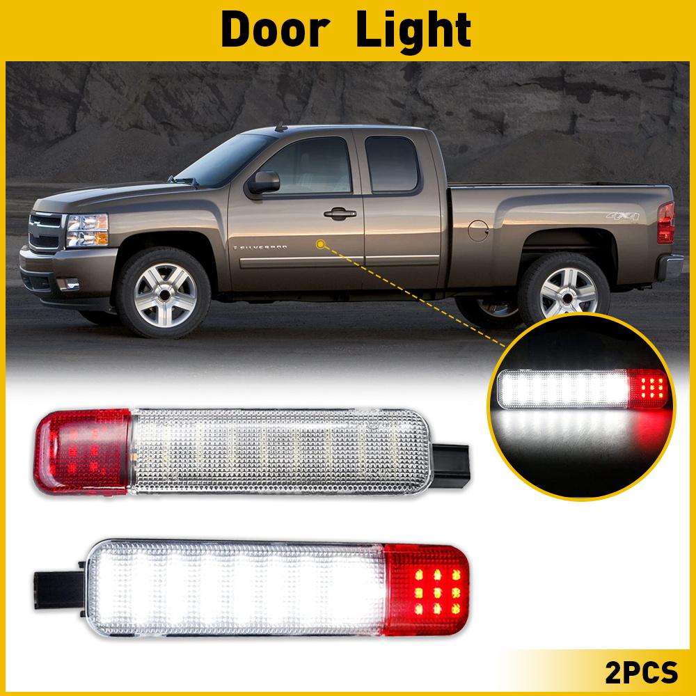 

2X LED Side Car Door Light Bulb Lamp For Cadillac Escalade Hummer Chevrolet Silverado Avalanche Suburban Tahoe GMC Sierra Yukon
