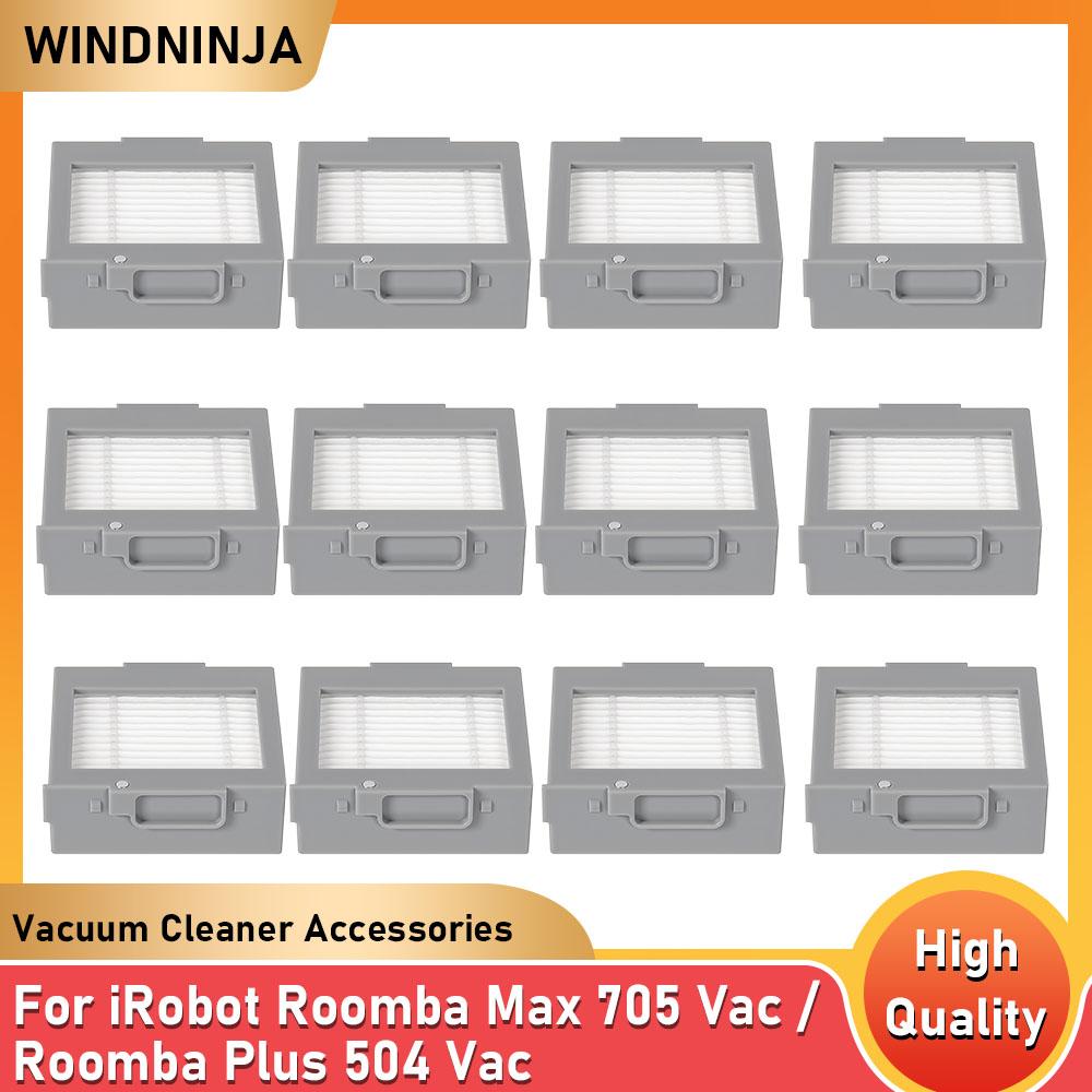 פילטר HEPA חלופי עבור iRobot Roomba Max 705 Vac /Plus 504 Vac שואב אבק רובוטי חלק מסך מסנן רחיץ אביזרים
