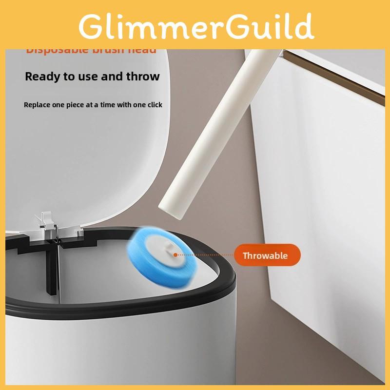 Sponge Disposable Household Toilet Brush Replacement Heads With Fragrance Set