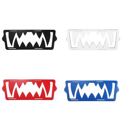 Grille Guard Cover Decoration Radiator Grille Teeth Insert for Vehicle Radiator Protector Decor Easy Installation