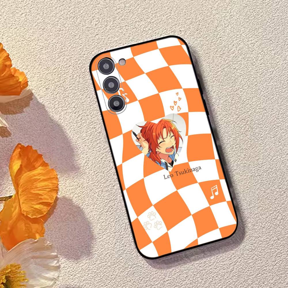 Game Ensemble Stars Tsukinaga Leo Phone Case Silicone Soft For Samsung Galaxy A73,A72,A71,A70,A53,A52,A51