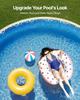 VEVOR 8-ft Round Above Ground Pool Liner, Overlap Pool Liners, Standard Gauge Vinyl, 48-to-54inch Wall Height