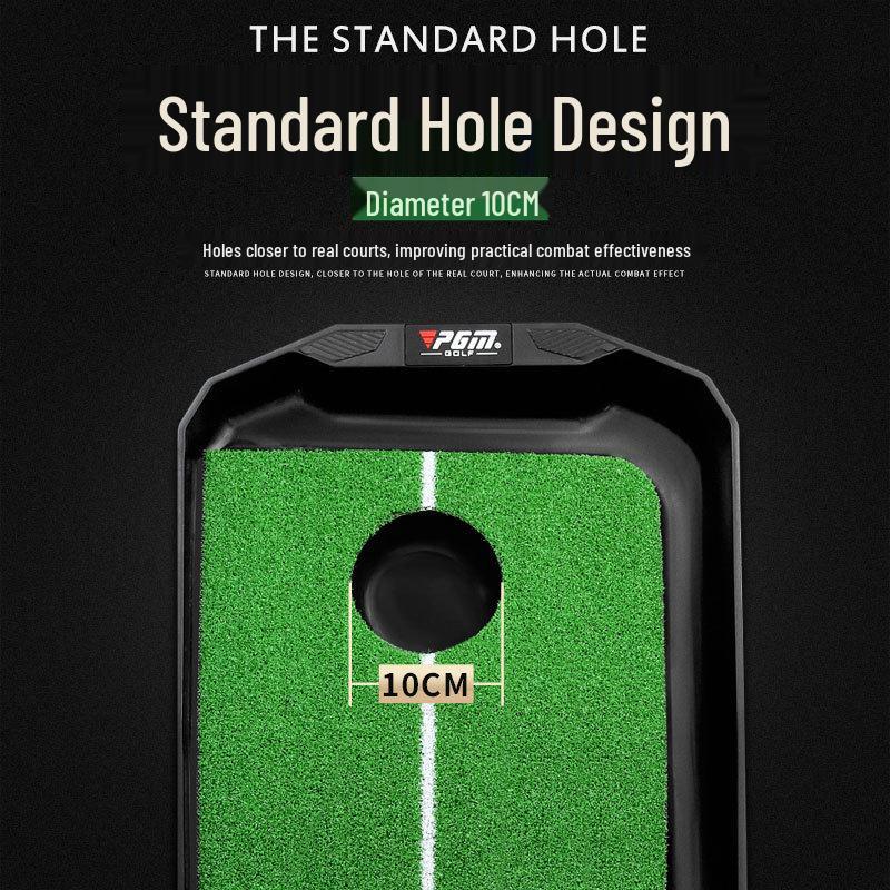 PGM Indoor Golf Putter Practice Mat with Adjustable Slope