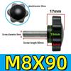 Adjustable Plum Blossom Plastic Head Star Handle Screw Bolt
