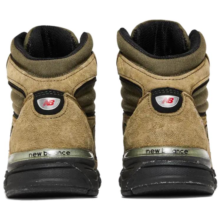 New Balance 990v4 High Made In USA Olive Men Sneakers Green Black White MO990FL4