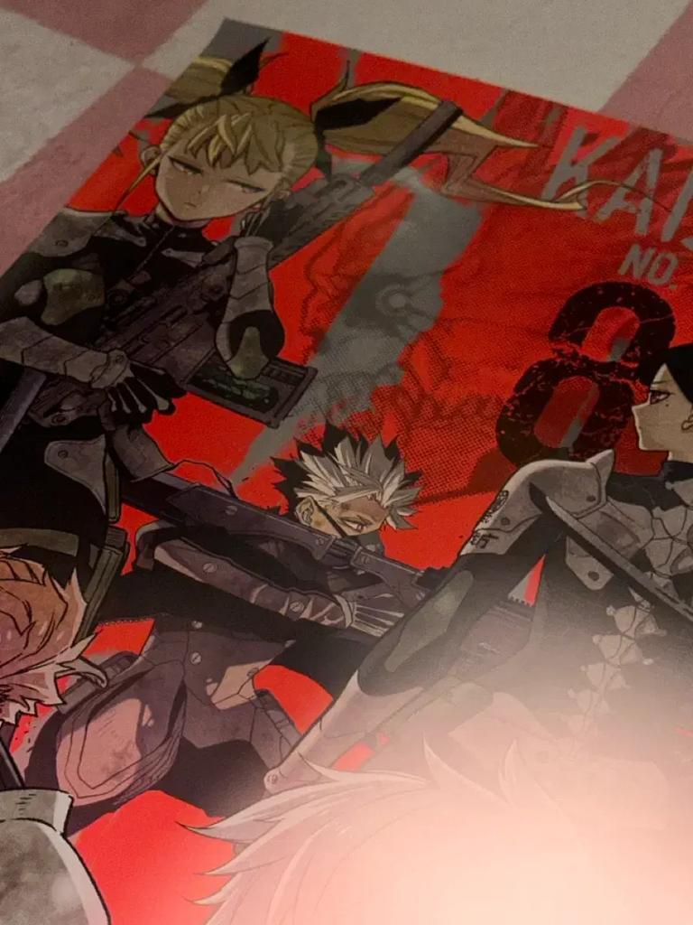 KAIJU NO.8 Original Art Exhibition B3 Poster Used