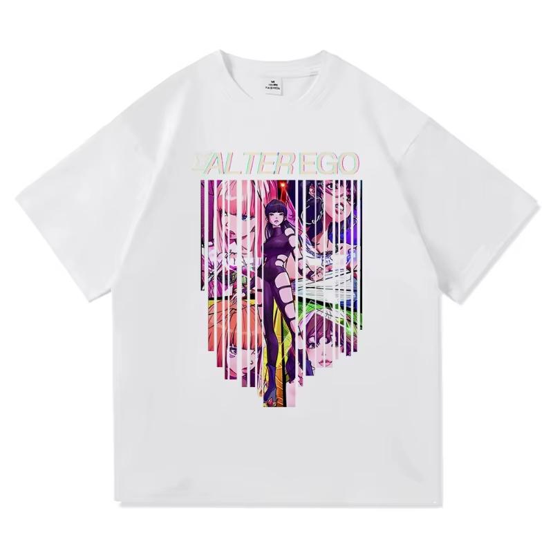 Lisa Alter Ego Tour 2025 T Shirt Fashion Men/Women Harajuku Aesthetic T-Shirt High Quality Anime Vintage Cotton Tees Shirts Tops