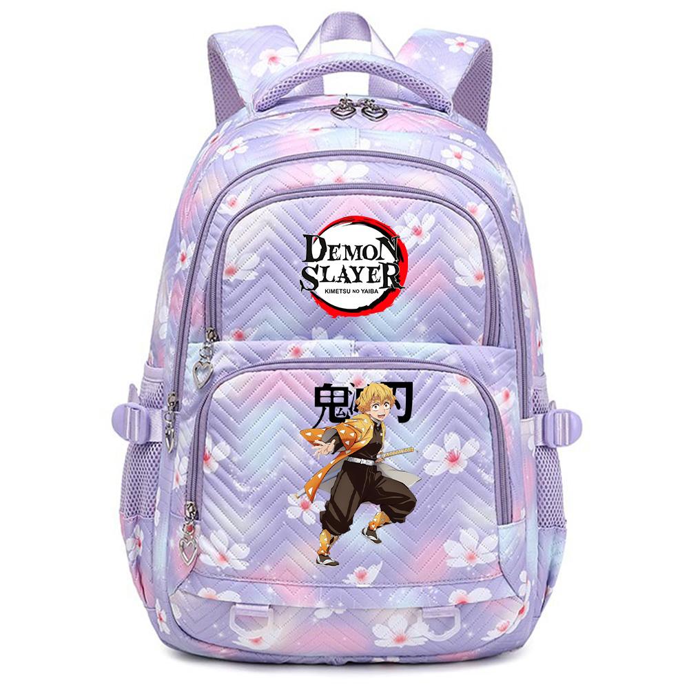 Anime Demon Slayer Printed Backpack Schoolbag Student Teenager Bookbag for Boy Girl Backpack Large Capacity Waterproof Travel Bag Mochila Rucksack
