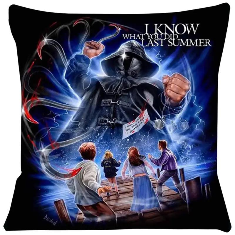 Horror Movie Cushion Cover Comfortable Short Plush Pillow Cases Chair Car Sofa Pillow Cover Home Decorative Sj-114