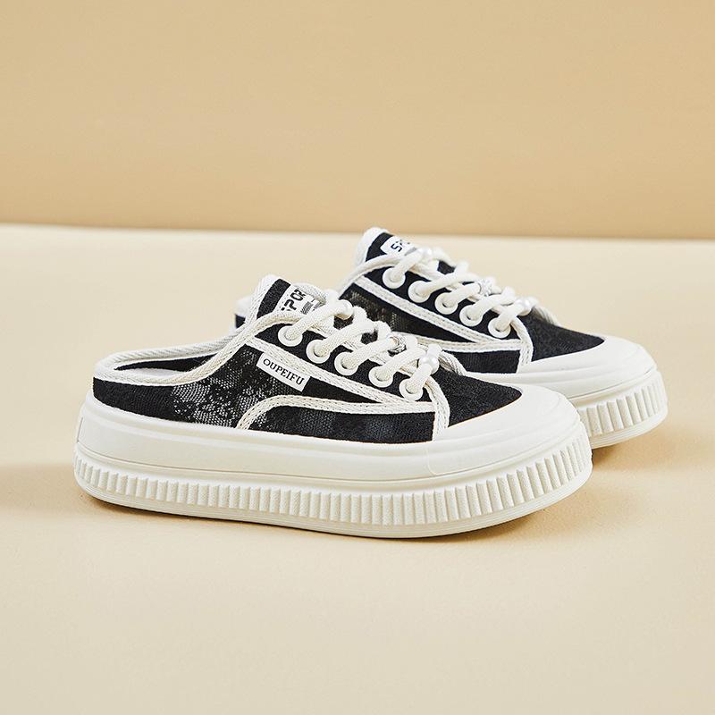 Fashion Fashion Trend Korean Version Slippers Womens 2025 Summer New Student Mesh Casual Shoes Comfortable And Breathable Womens Sandals