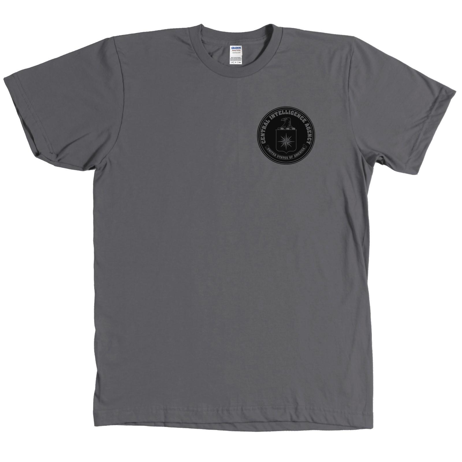 CIA Central Intelligence Agency Seal T Shirt US Government Spy Tee - MANY COLORS S разноцветный