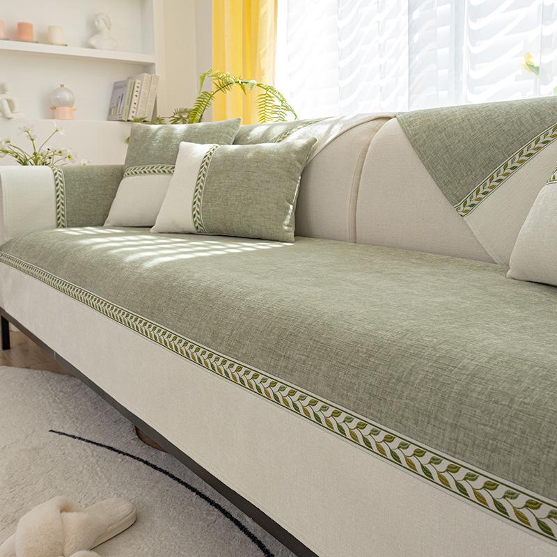 

Подушка для дивана из синели, универсальный противоскользящий чехол для Hyundai, простой тканевый чехол для дивана 90*210