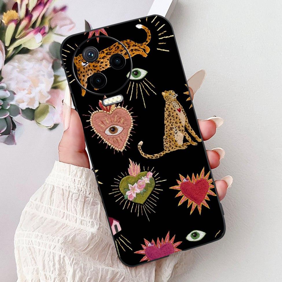 For Infinix Note 12 Pro 4G Case X676B Silicone Cute Cat Fashion Flowers Painted Cover For Inifnix Note 12 Pro Phone Case Bumper