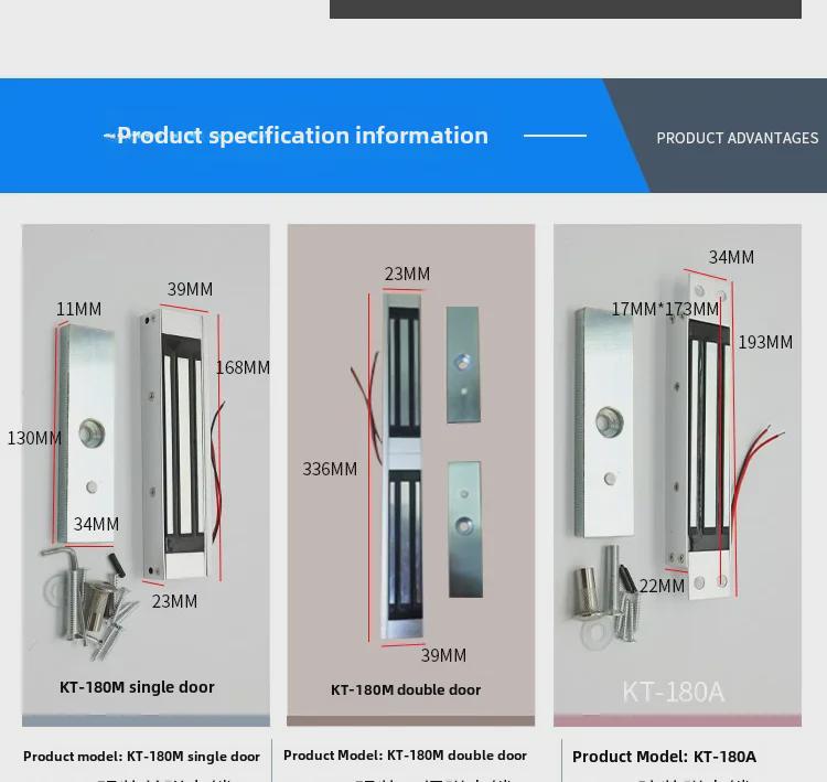 280KG Elektromagnetický zámek pro kontrolu přístupu pro bezpečné vstupní systémy