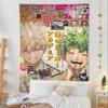My Hero Academia Kaminari Denki Classic Anime Tapestry Wall Hanging Wall Decor Boho Home Decoration For Bedroom Living Room