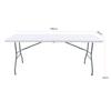 Portable HDPE Folding Outdoor Table with Chairs – Rectangular for Dining, Study, or Exhibitions