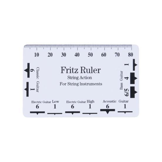 String Height Measurement Tool Multifunctional Guitar Specification Ruler Portable String Action Gauge Luthier Tool for Ukulele Bass Acoustic Guitars