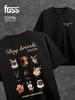 T-shirt with "Favorite Dog Breeds" Print
