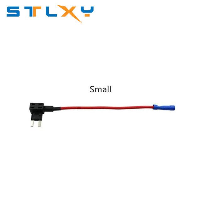 12V MINI SMALL MEDIUM Size Car Fuse Holder Add-a-circuit TAP Adapter with 10A Micro Mini Standard ATM Blade Fuse