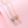 Bao J Fan J Natural Fritillary Gourd Butterfly Clover Necklace Versatile Clavicle Chain