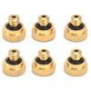 20Pcs Brass Atomizing Nozzle Gardening Misting Spraying Tool Set 0.3mm Hole UNC10‑24 Thread
