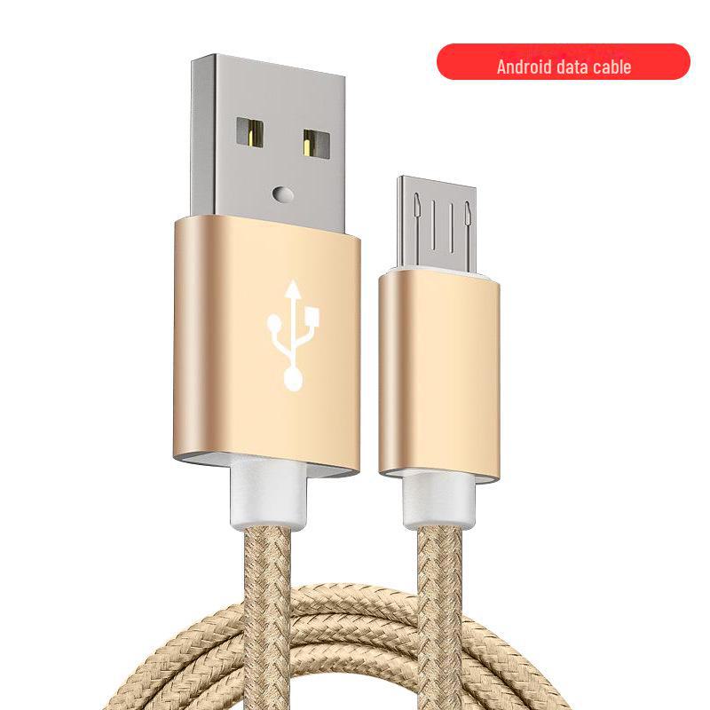 Apple, iPhone & Android Type-C Nylon Braided Charging Cable 2A
