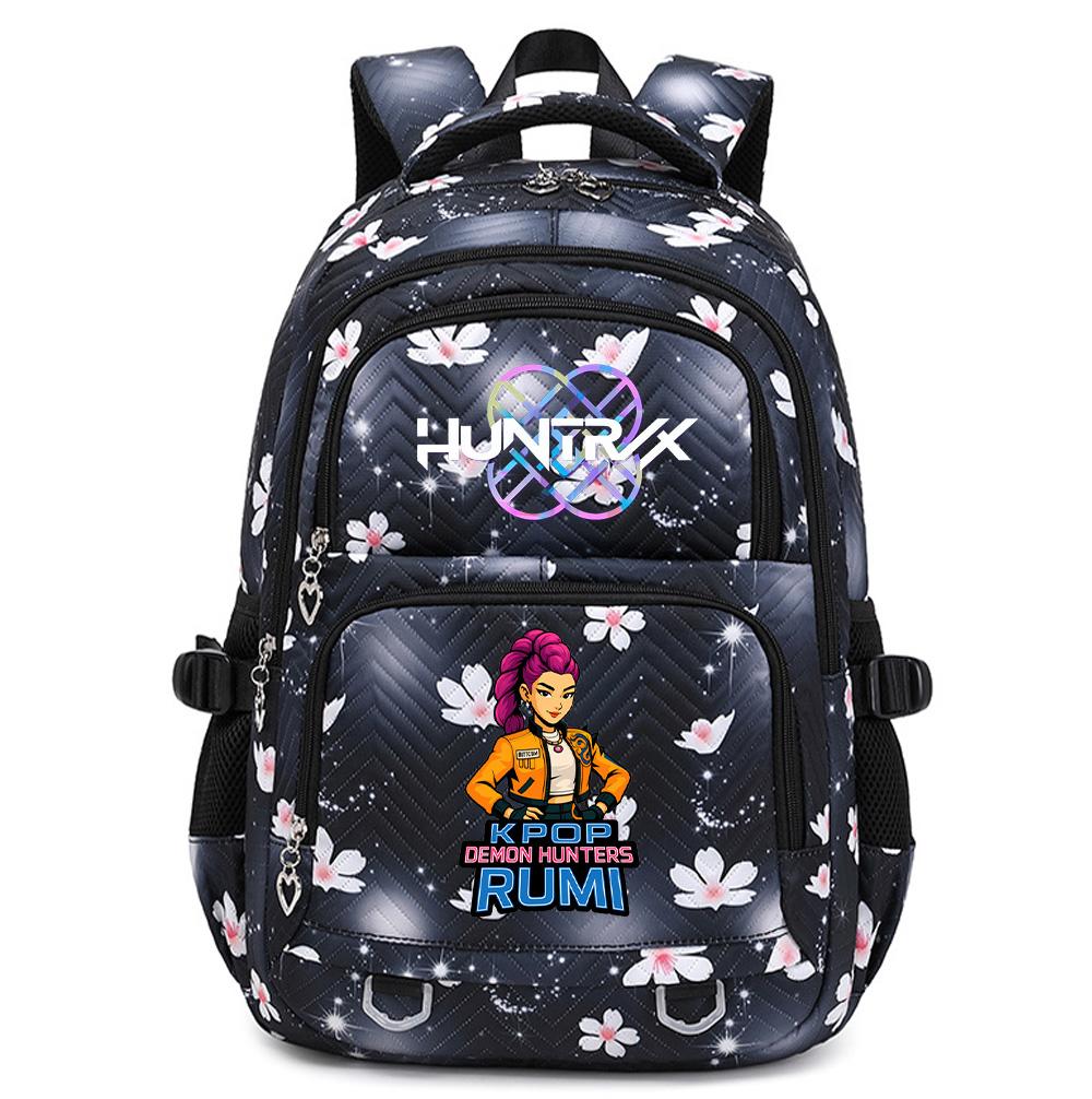 Zaino Carino Stampato K-Pop Zaino per Studente Adolescente per Ragazzo Ragazza Borsa da Scuola Regalo per Bambino Donna Grande Capacità Impermeabile Borsa da Viaggio Mochila