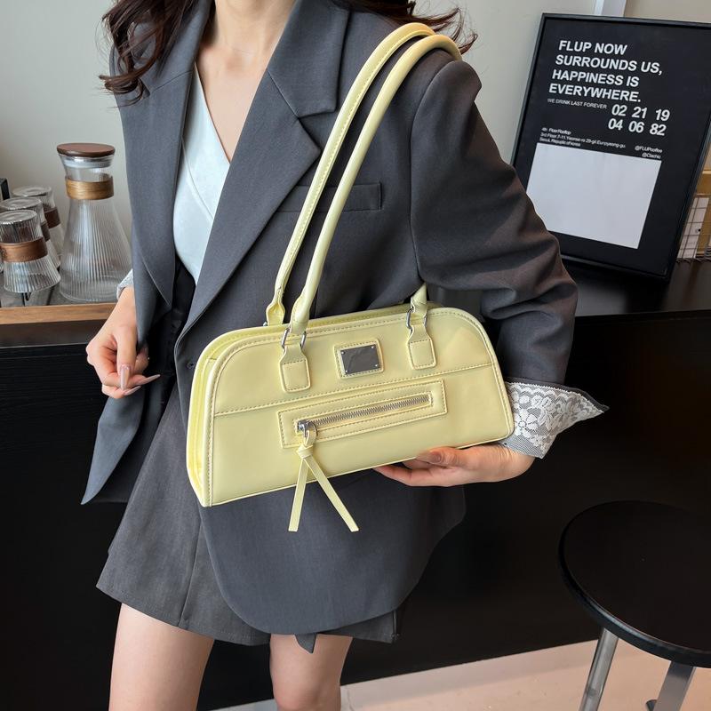Solid Color Large-capacity Bag Women's New Casual Fashion Shoulder Bag