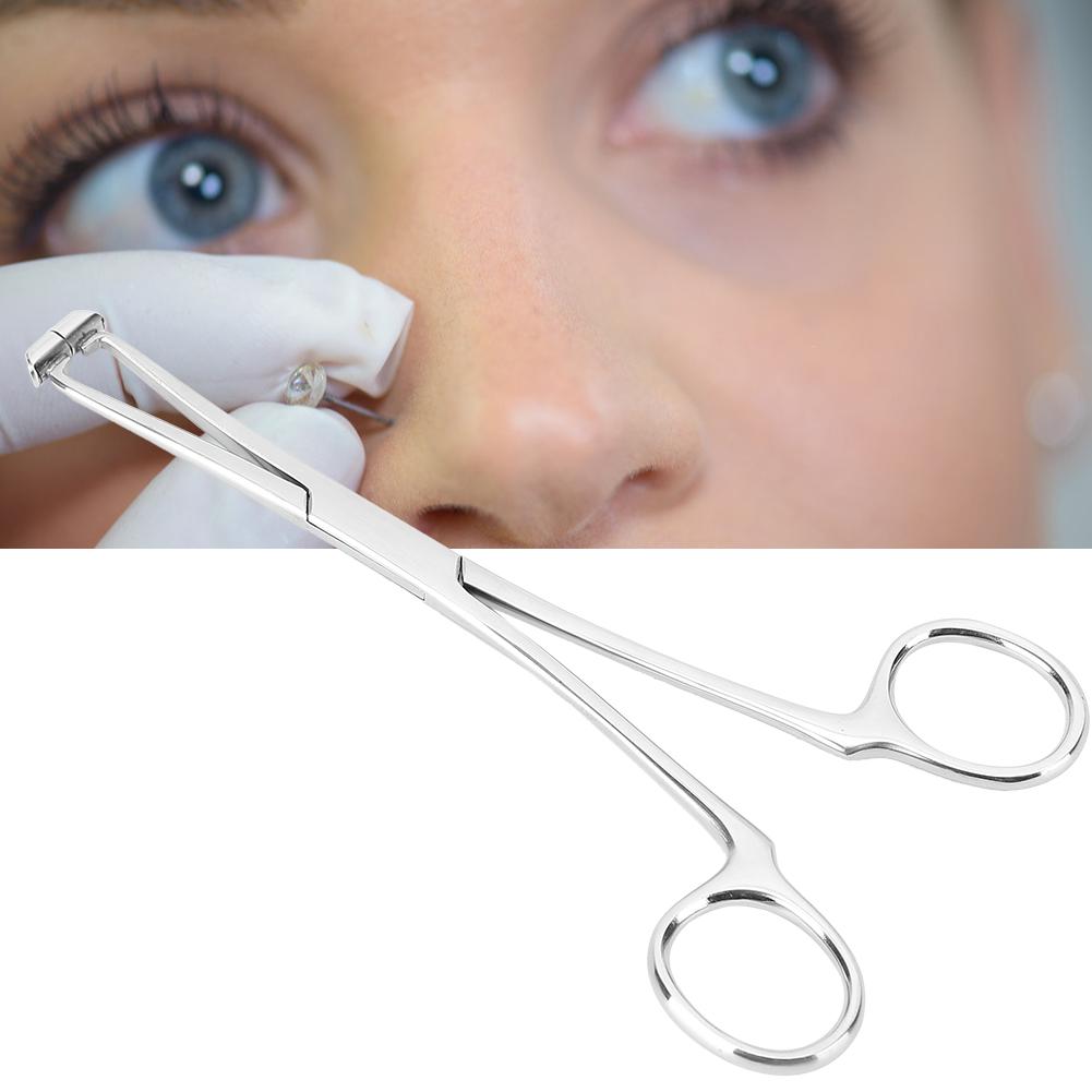 

Stainless Steel Septum Forceps Nose Tongue Tattoo Body Piercing Pliers Clamp Tool